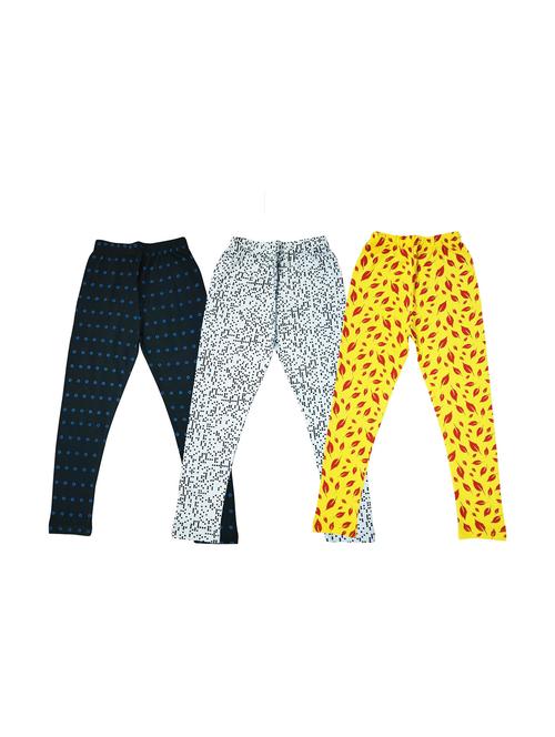 pack of 3 girls printed leggings - 20577872 - Very Small Image - 1
