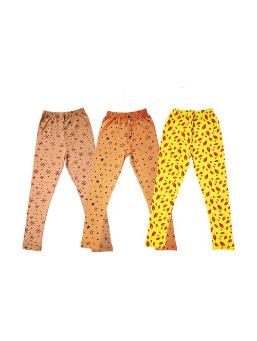 girls pack of 3 printed leggings - 20577876 - Very Small Image - 1