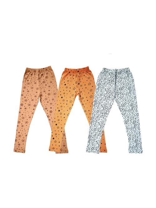 girls pack of 3 printed leggings - 20577886 - Very Small Image - 1