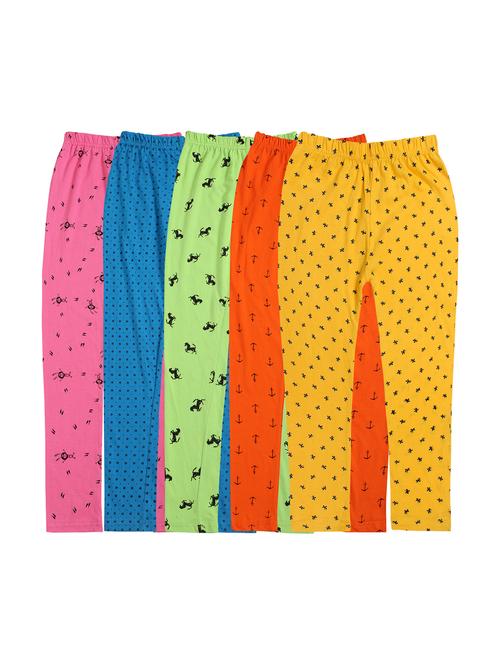 girls combos pack of cotton blend leggings - 20577900 - Very Small Image - 1