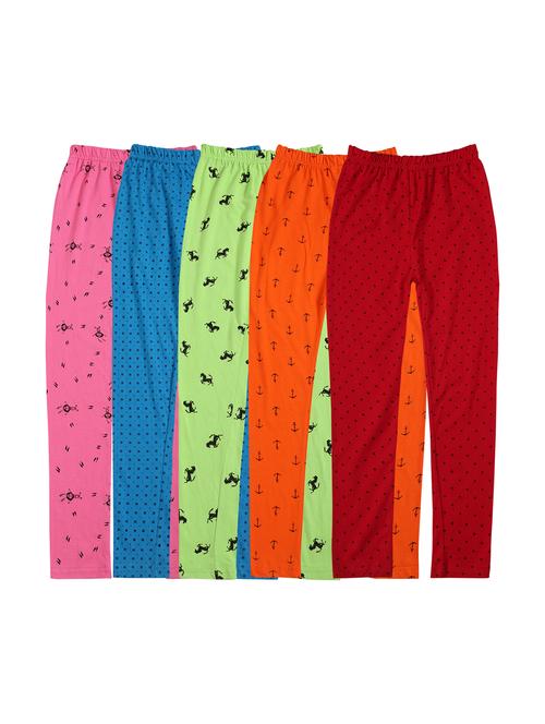 girls combos pack of cotton blend leggings - 20577911 - Very Small Image - 1