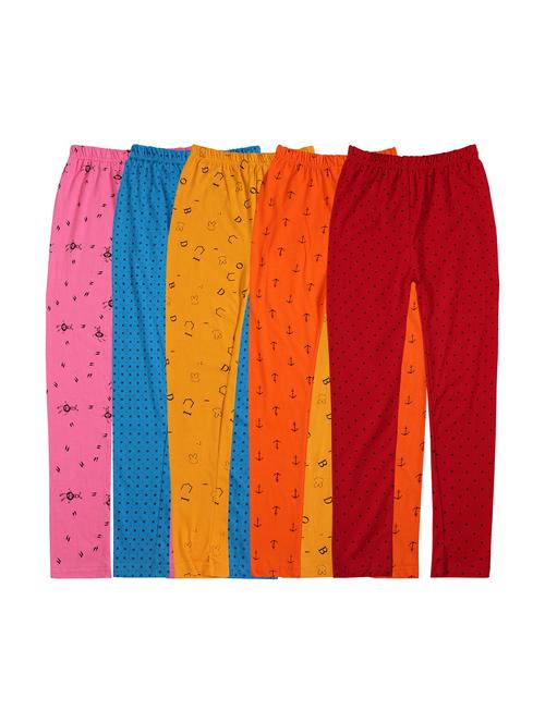 girls combos pack of cotton blend leggings - 20577913 - Very Small Image - 1