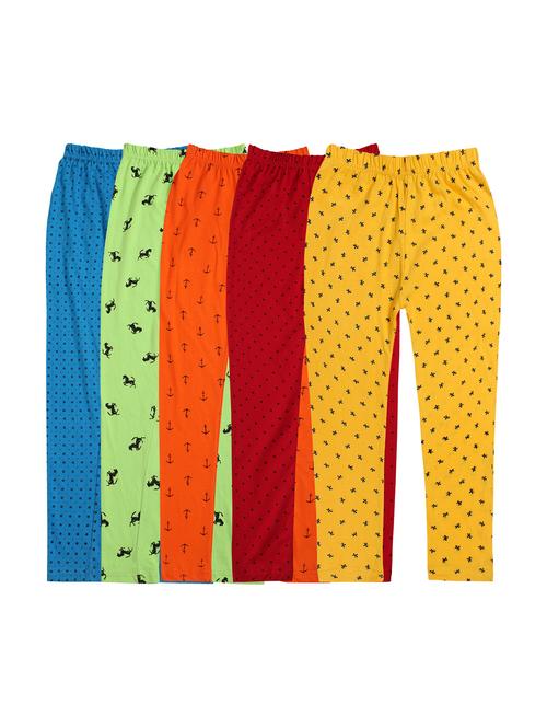 girls combos pack of cotton blend leggings - 20577914 - Very Small Image - 1