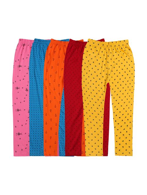 girls combos pack of cotton blend leggings - 20577920 - Very Small Image - 1