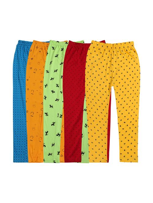 girls combos pack of cotton blend leggings - 20577945 - Very Small Image - 1