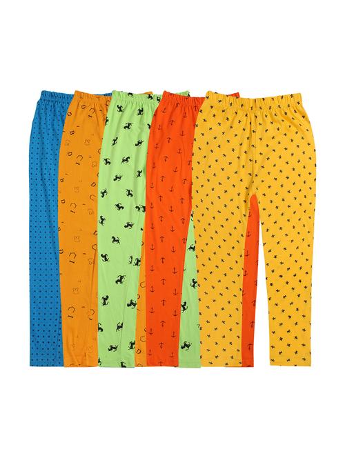 girls combos pack of cotton blend leggings - 20577958 - Very Small Image - 1