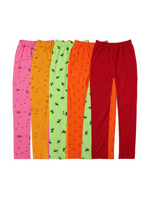 girls combos pack of cotton blend leggings - 20577976 - Very Small Image - 1
