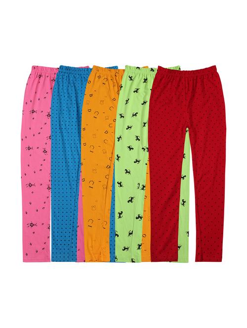 girls combos pack of cotton blend leggings - 20577985 - Very Small Image - 1