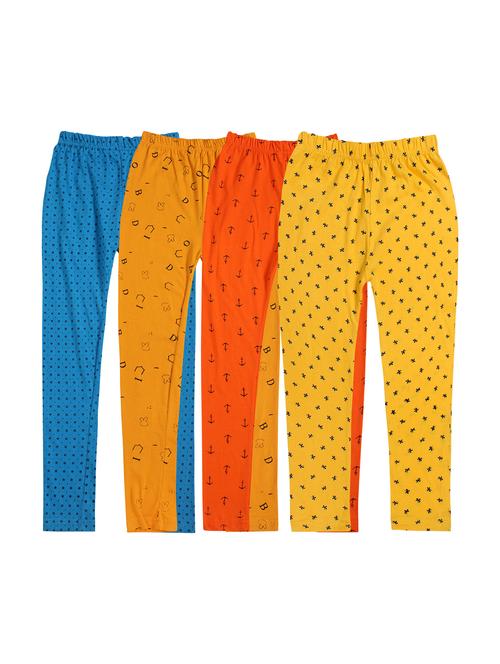 girls combos pack of cotton blend leggings - 20578010 - Very Small Image - 1