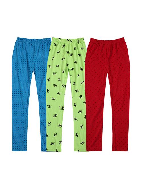 combos pack of cotton blend leggings - 20578228 - Very Small Image - 1