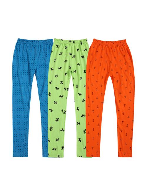 combos pack of cotton blend leggings - 20578229 - Very Small Image - 1