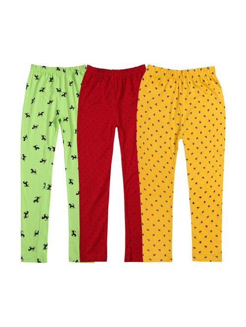 combos pack of cotton blend leggings - 20578235 - Very Small Image - 1