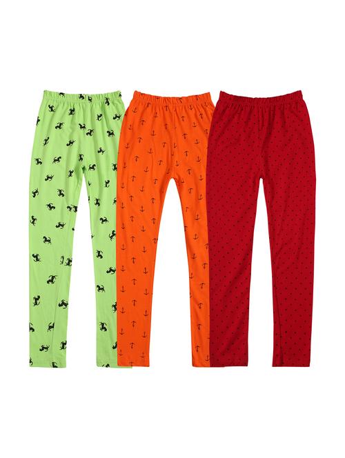 combos pack of cotton blend leggings - 20578237 - Very Small Image - 1