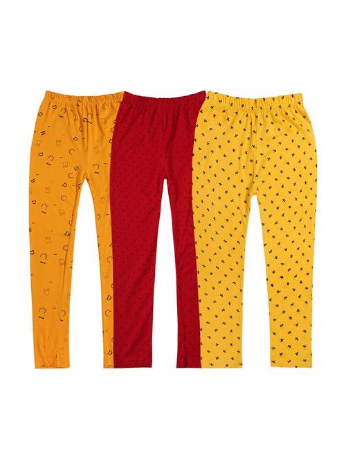 combos pack of cotton blend leggings - 20578238 - Very Small Image - 1