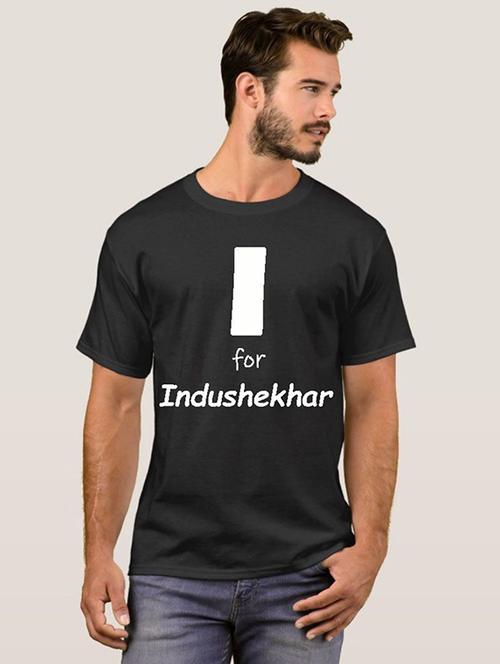 men round neck front print t-shirt - 20582517 - Very Small Image - 1