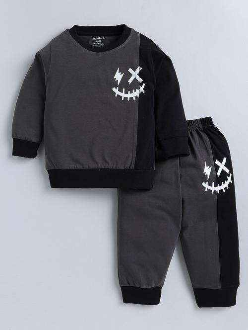 boys color blocked full length twin set - 20584226 - Very Small Image - 1