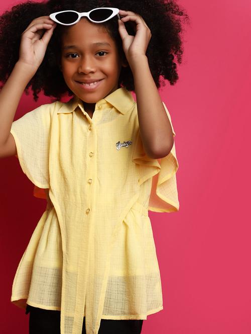 yellow cotton top - 20587643 - Very Small Image - 1