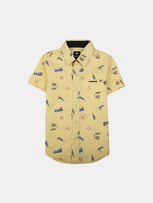 yellow cotton shirt - 20587996 - Very Small Image - 1