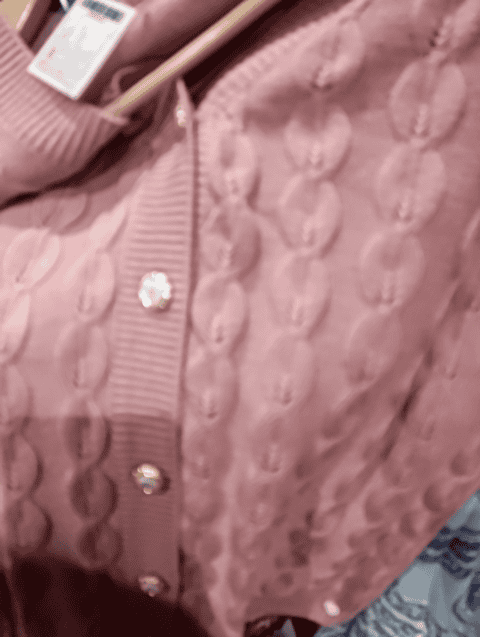 dusty pink acrylic cardigan - 20588589 - Very Small Image - 1