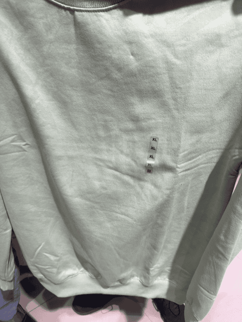 light green spun fleece sweatshirt - 20588619 - Very Small Image - 1