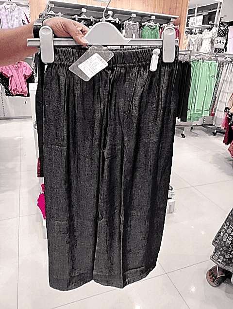 assorted cotton polyester satin denim trouser - 20589660 - Very Small Image - 1
