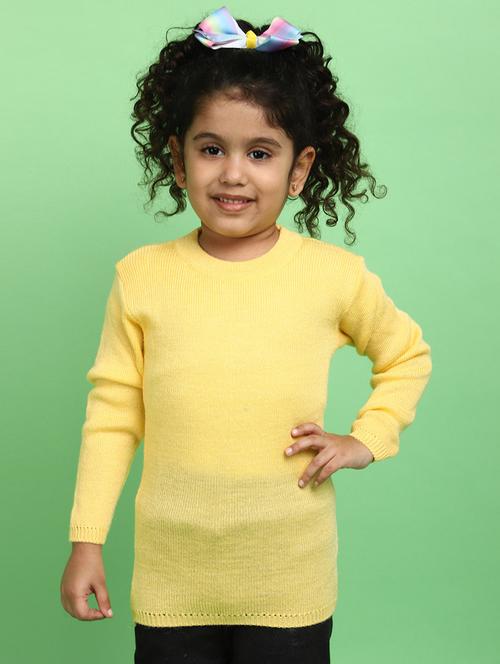 yellow acrylic sweatshirt - 20590211 - Very Small Image - 1