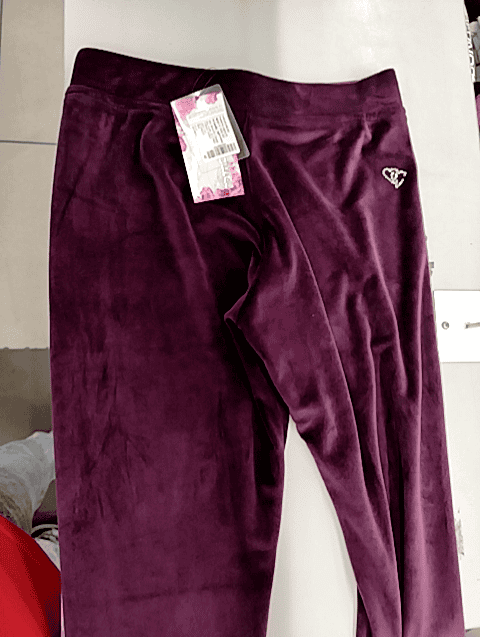 wine velvet legging - 20590623 - Very Small Image - 1