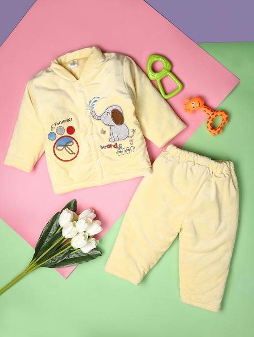 yellow cotton suit sets twin & dungree - 20590852 - Very Small Image - 1