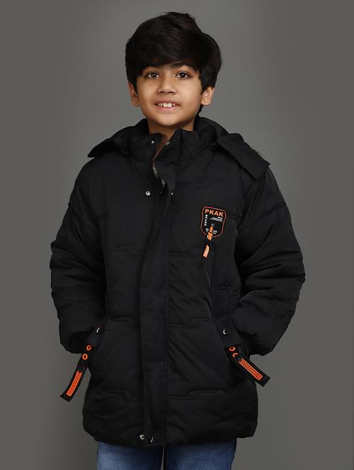 black cotton jacket - 20590923 - Very Small Image - 1