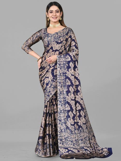 women floral printed saree - 20592005 - Very Small Image - 1