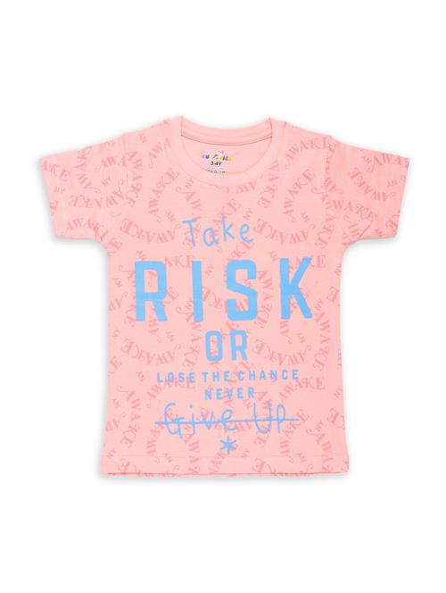pink cotton blend t-shirt - 20593005 - Very Small Image - 1