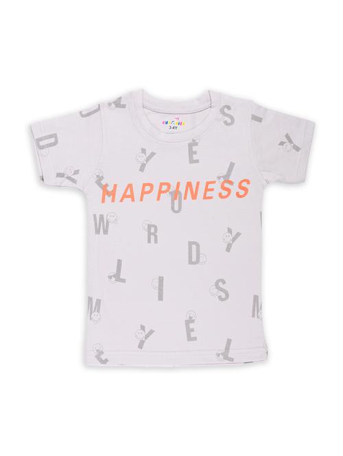 boys typography cotton t-shirt - 20593008 - Very Small Image - 1