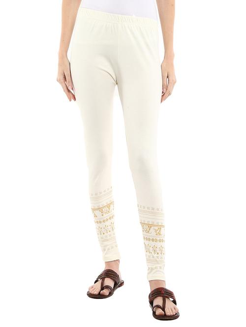 women white printed leggings - 20594569 - Very Small Image - 1