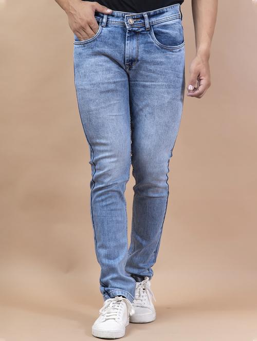 mens slim fit plain jeans - 20596414 - Very Small Image - 1