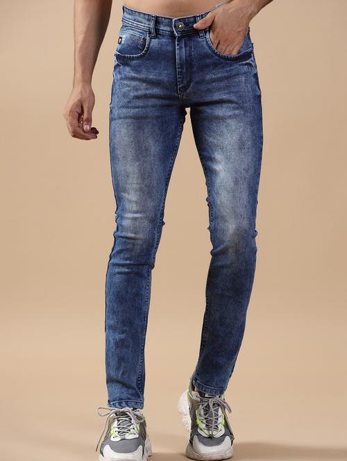 mens slim fit plain jeans - 20596429 - Very Small Image - 1