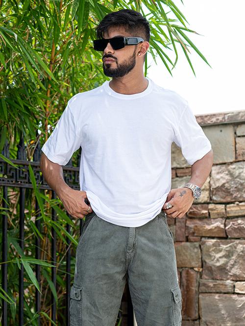 men back print oversized t-shirt - 20597140 - Very Small Image - 1