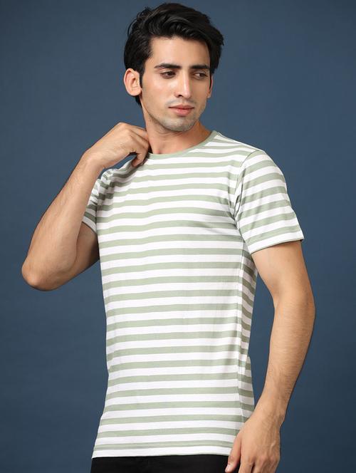 men striped short sleeve t-shirt - 20597239 - Very Small Image - 1
