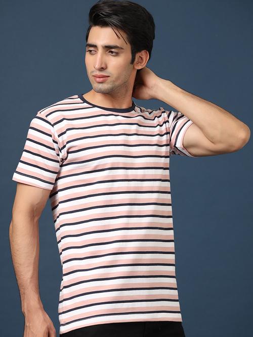 men striped short sleeve t-shirt - 20597243 - Very Small Image - 1