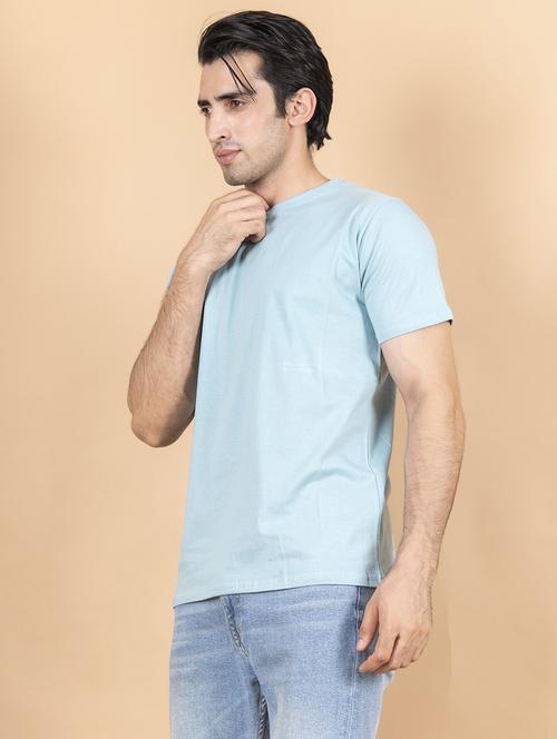 men solid short sleeve t-shirt - 20597285 - Very Small Image - 1