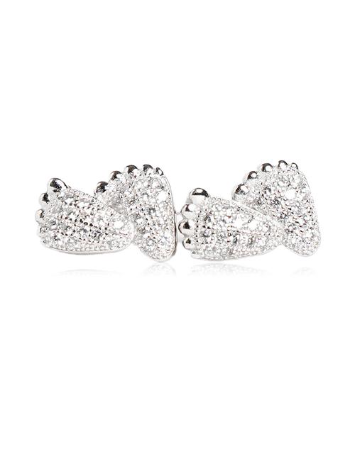 silver studs earring - 20597403 - Very Small Image - 1