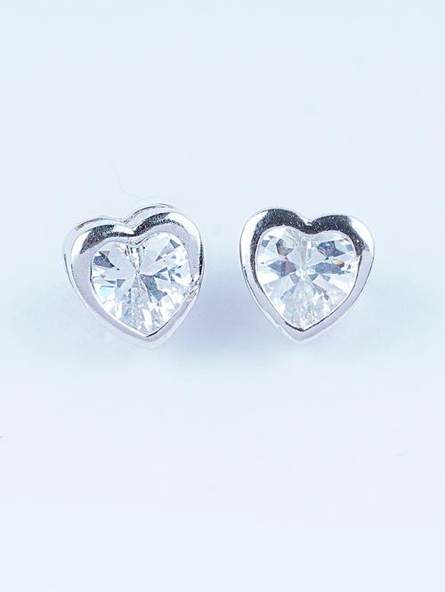 silver studs earrings - 20597437 - Very Small Image - 1