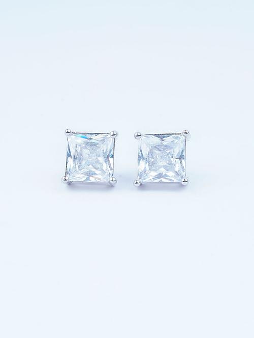 silver studs earrings - 20597441 - Very Small Image - 1