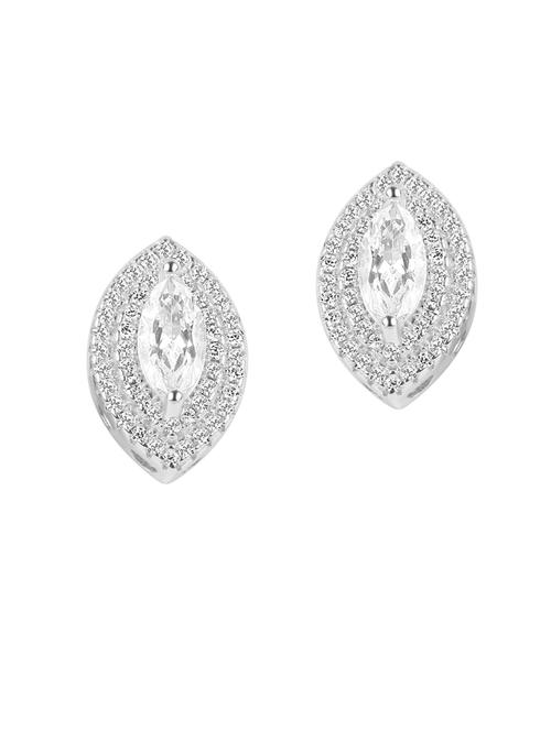 silver studs earrings - 20597442 - Very Small Image - 1