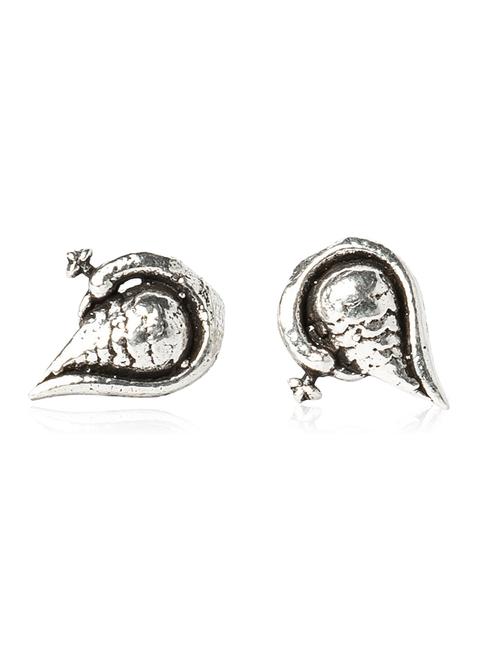 silver studs earrings - 20597451 - Very Small Image - 1
