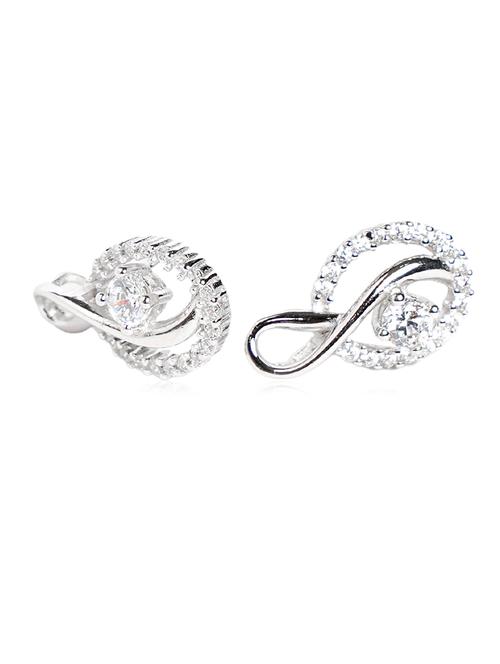 silver studs earrings - 20597452 - Very Small Image - 1