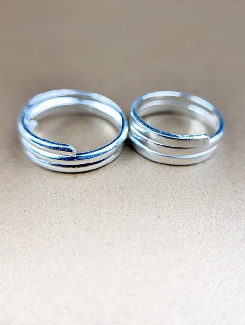 silver toe rings - 20597504 - Very Small Image - 1