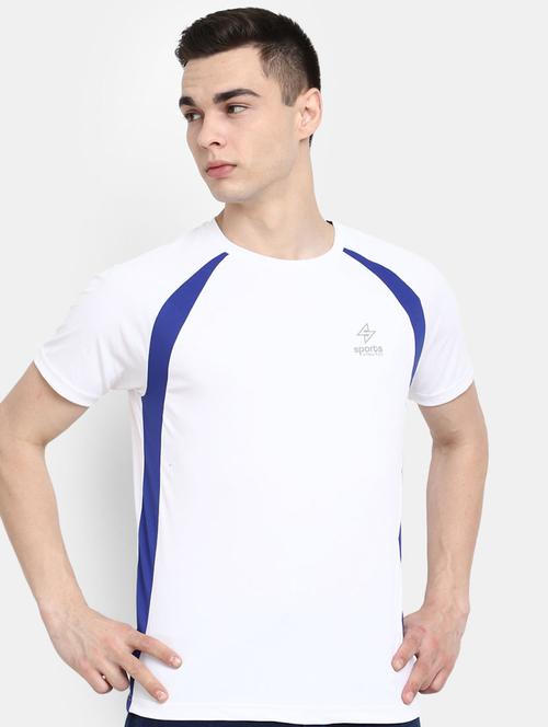 white taped detailed short sleeve t-shirt - 20599944 - Very Small Image - 1