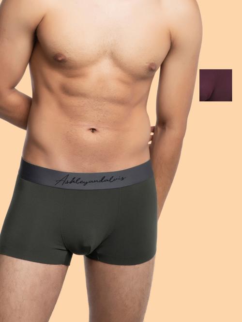 bamboo micro modal, antibacterial, premium men's trunk - 20601083 - Very Small Image - 1