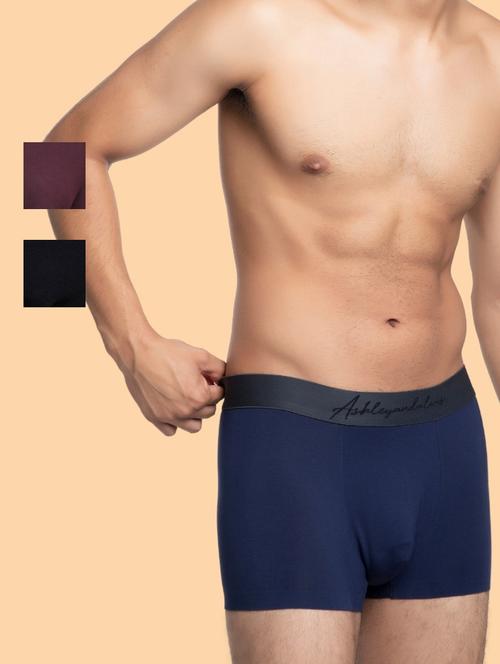 bamboo micro modal, antibacterial, premium men's trunk - 20601103 - Very Small Image - 1