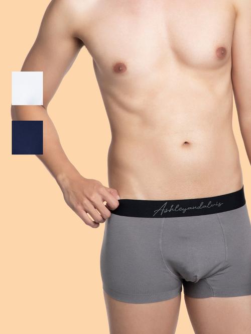 bamboo micro modal, antibacterial, premium men's trunk - 20601128 - Very Small Image - 1